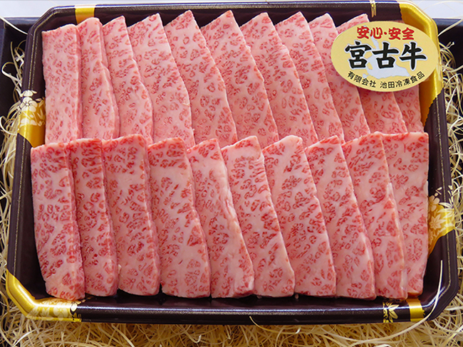 宮古島産 希少黒毛和牛 宮古牛カルビ焼肉用